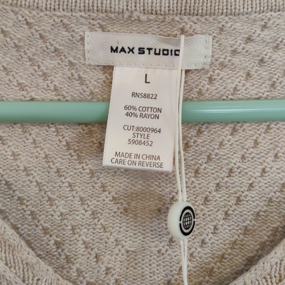 NWT Max Studio knit sweater dress Size L - Picture 2 of 3
